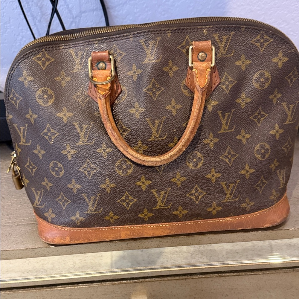 Louis Vuitton Brown Monogram Satchel